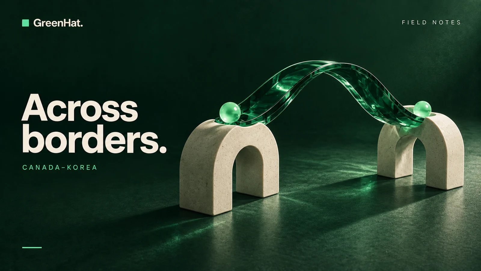 GreenHat editorial cover: Canada-Korea trade and cybersecurity partnerships