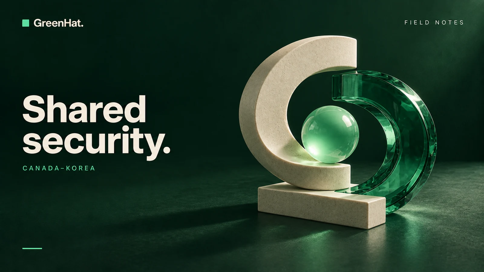 GreenHat editorial cover: Shared security through Korea-Canada cooperation