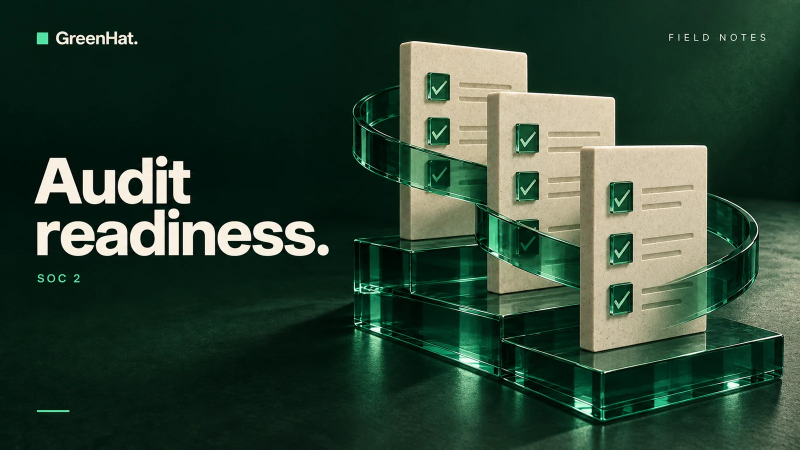 GreenHat editorial cover: SOC 2 audit readiness